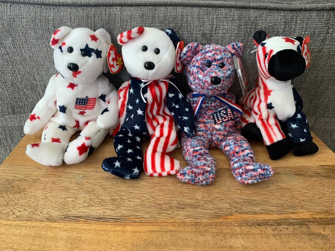 Beanie Baby USA set