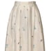 Vintage 70s Kayo of California Flared Skirt Sz 9 Eyelet Bohemian Floral Cottage