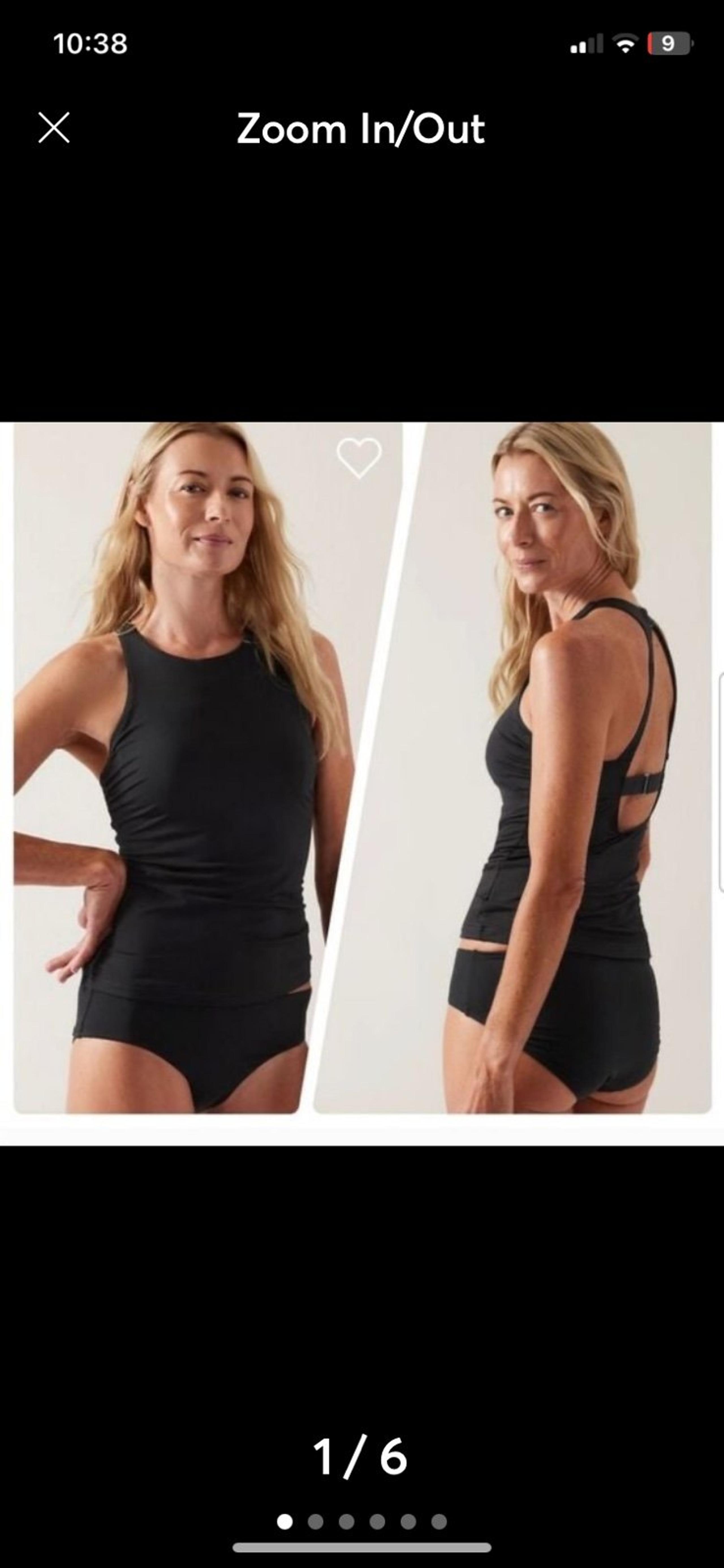 ATHLETA MALDIVES TANKINI SZ 36D/ DD