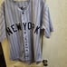 Bike New York Yankees Blank Pinstripe Jersey Size M