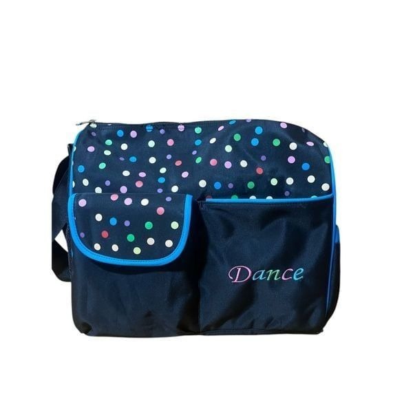 Sassi Black Polka Dot Dance Bag