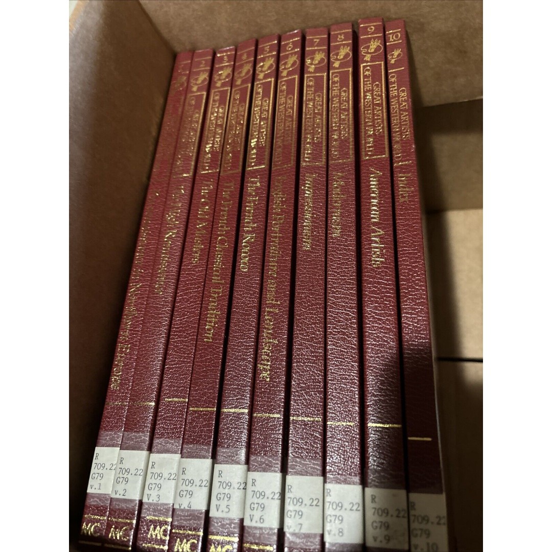 Great Artists of the Western World Encyclopedia, 10 Volume Set 1987
