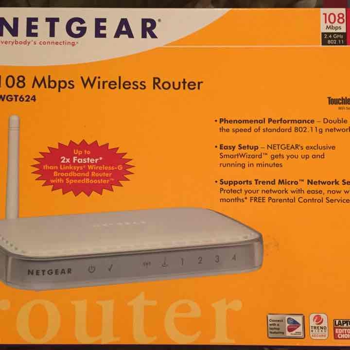 NETGEAR 108 Mbps 2.4GHz WIRELESS ROUTER