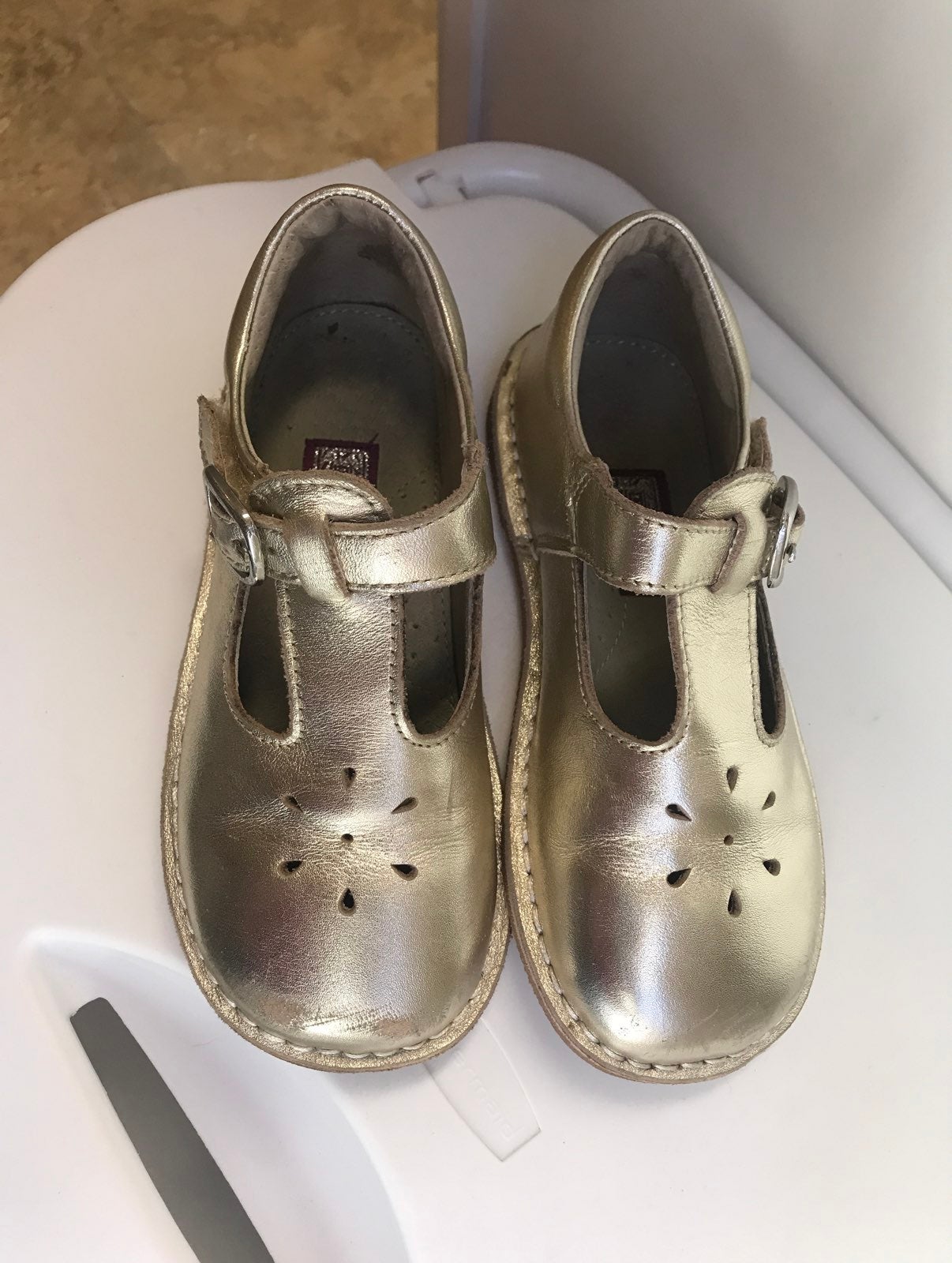 Gold L'Amour Dress Shoes