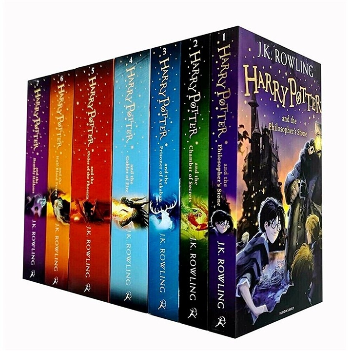 Harry Potter Complete Full 7 Books Childrens Box Set Collection by J K Rowlingr