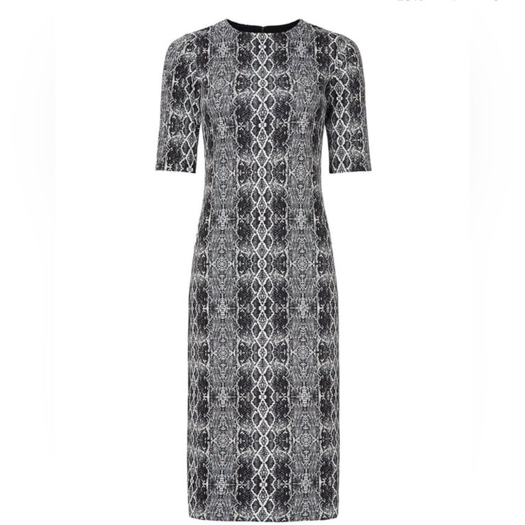 ROAM Snake Print Mykonos Midi Dress