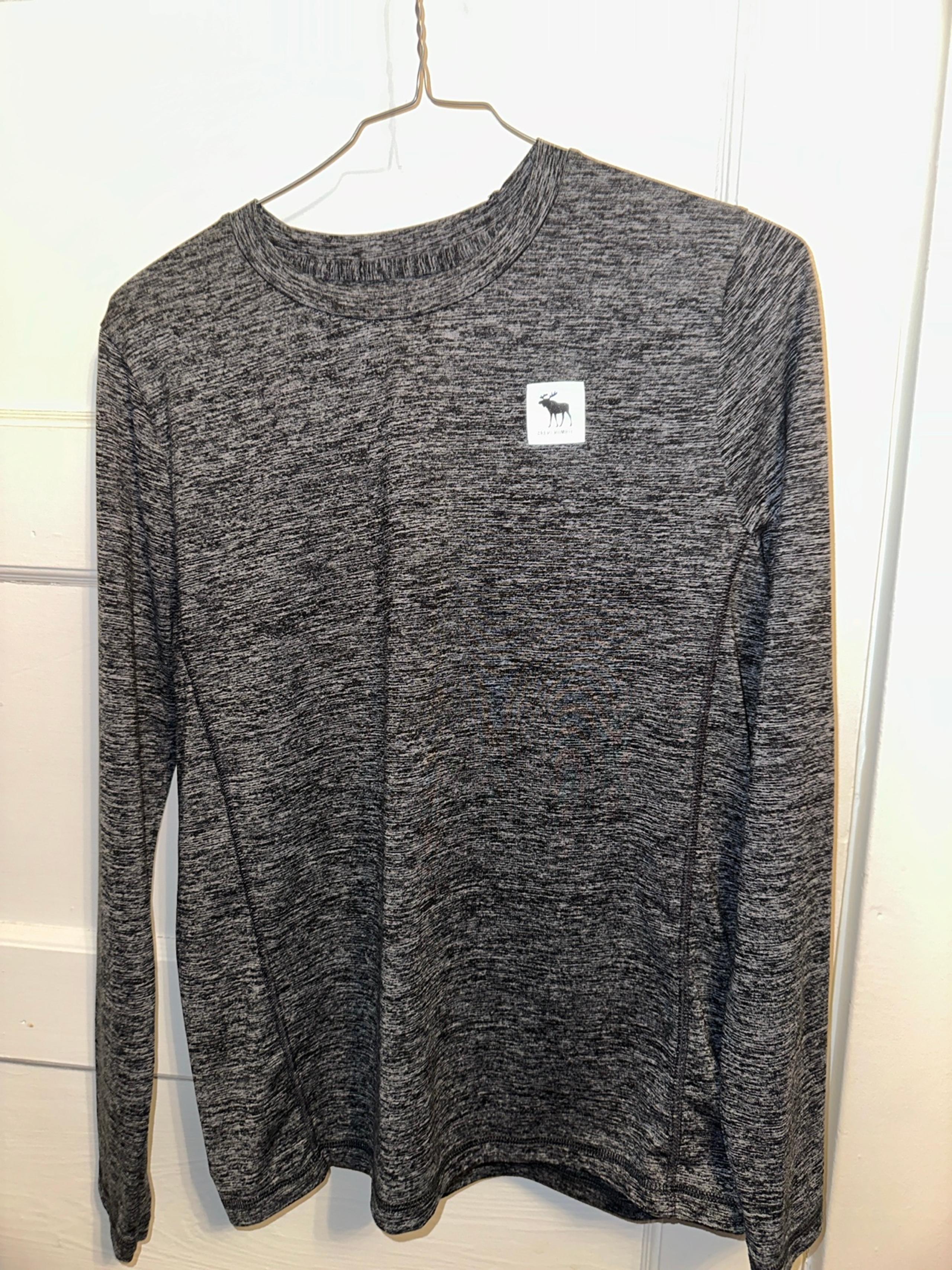 Abercrombie Boy's Shirt long sleeve Active Ready For Play 13/14 Gray