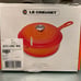 Le Creuset Enameled Cast Iron Signature Cassadou, 3.75 qt., Caribbean (NEW)