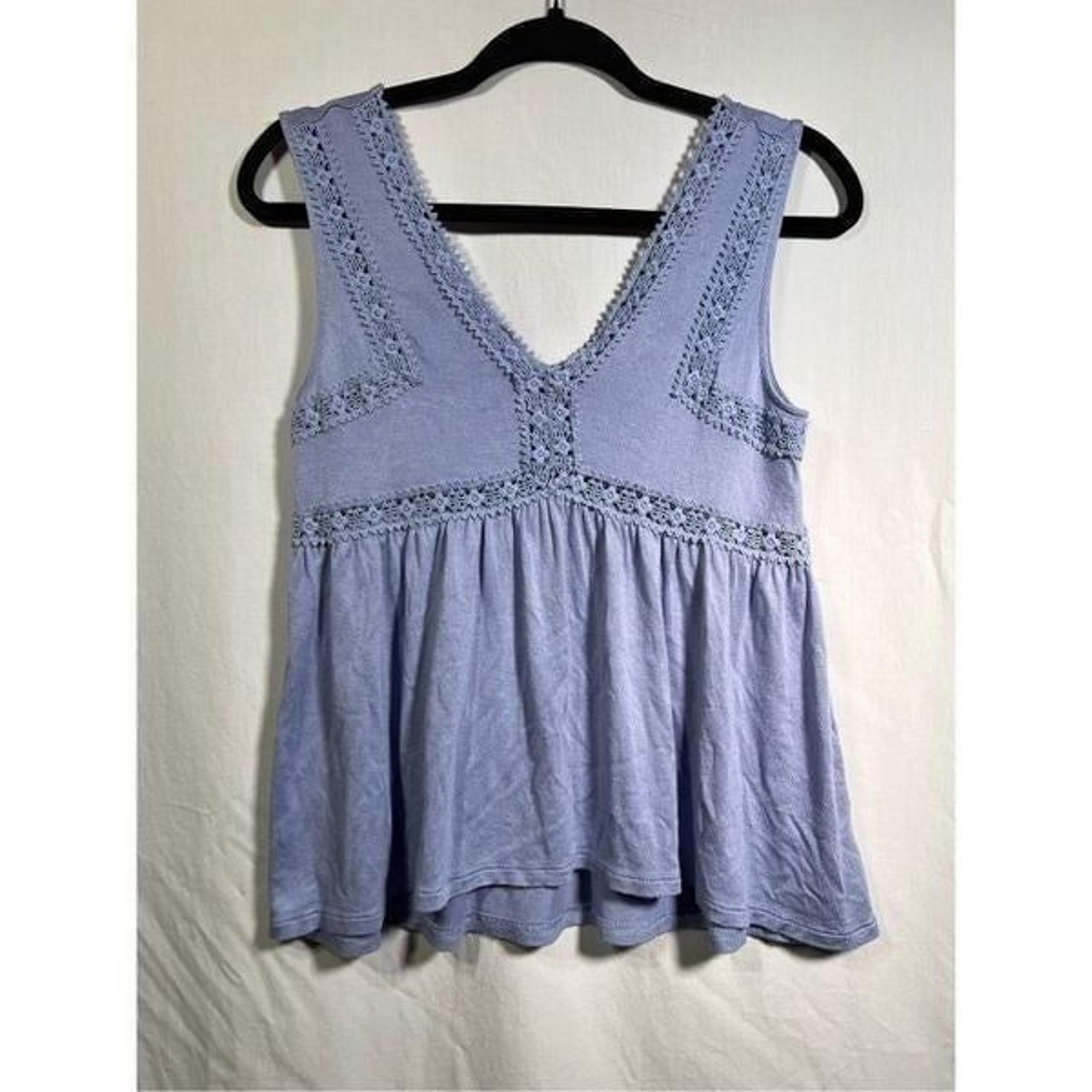 Mudd Brand Boho Style Women’s Tank Top Lavender in Color Size Medium