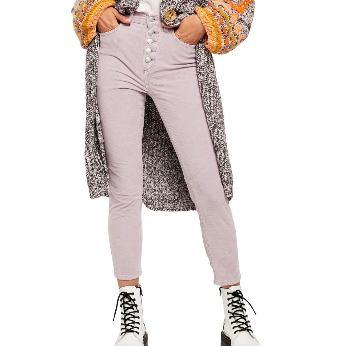 FREE PEOPLE Sunchaser Corduroy Skinny Pa