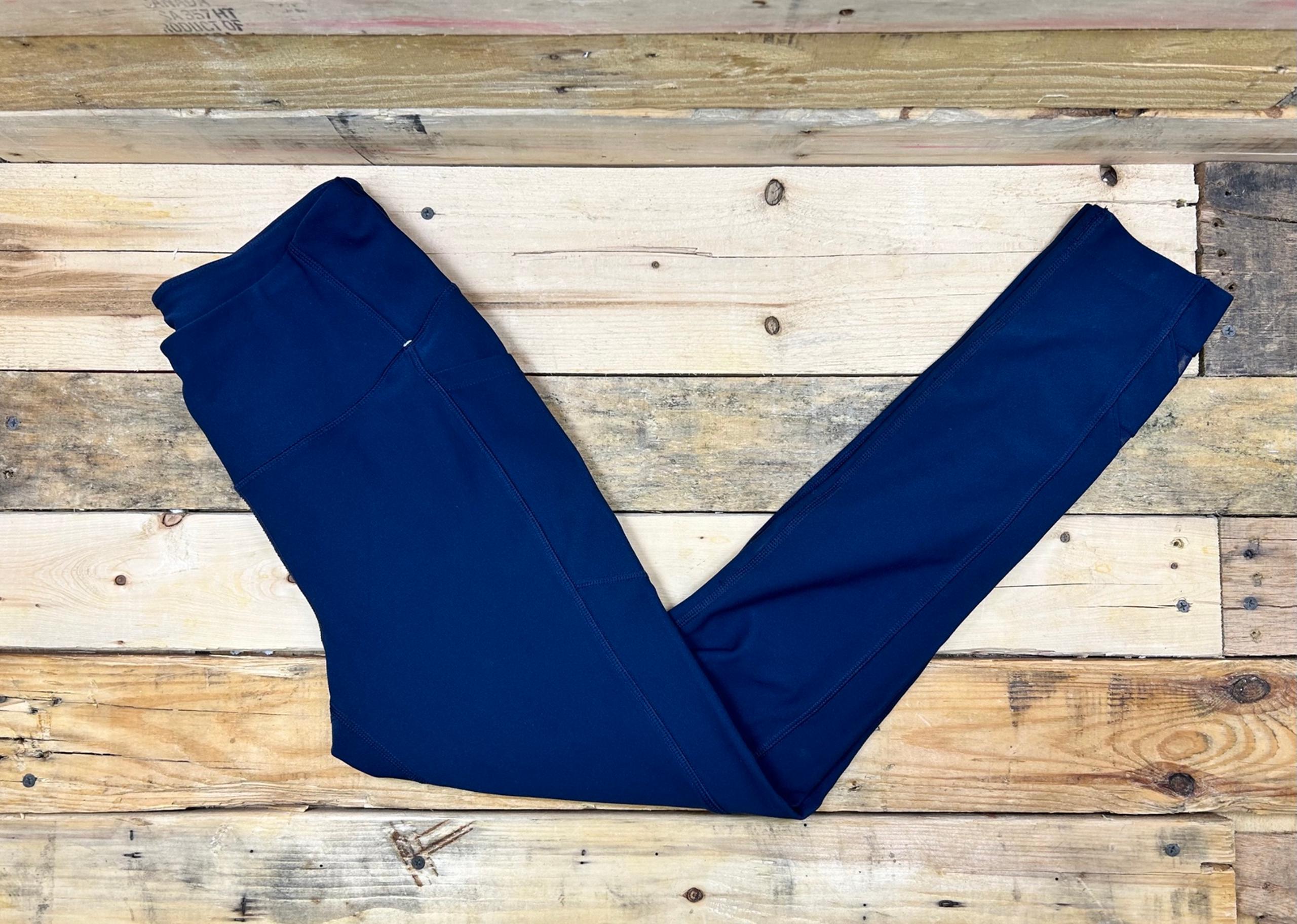 Mondetta Women's Blue Performance Luxury Compression Activewear Leggings Sz S