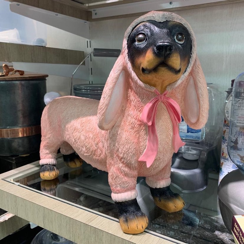 14 inch Dachshund puppy Easter Decor