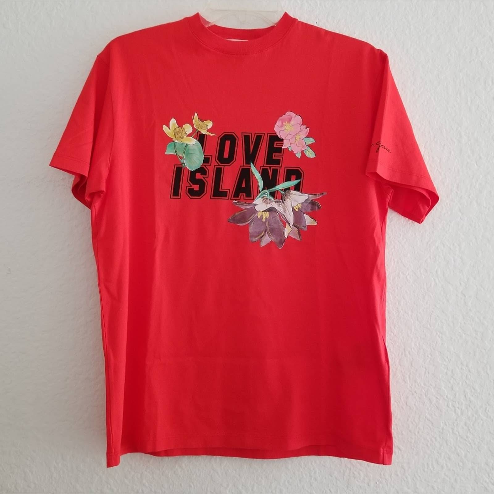 Golden Goose Floral Print White Short Sleeve T-shirt Size XS