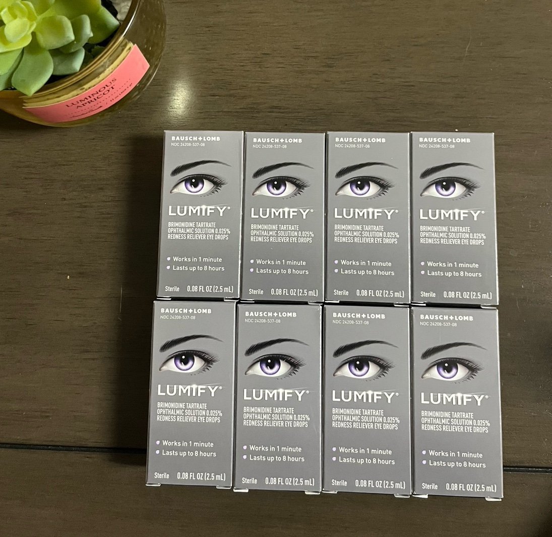 8 Box Lumify Eye Drops 2.5ml