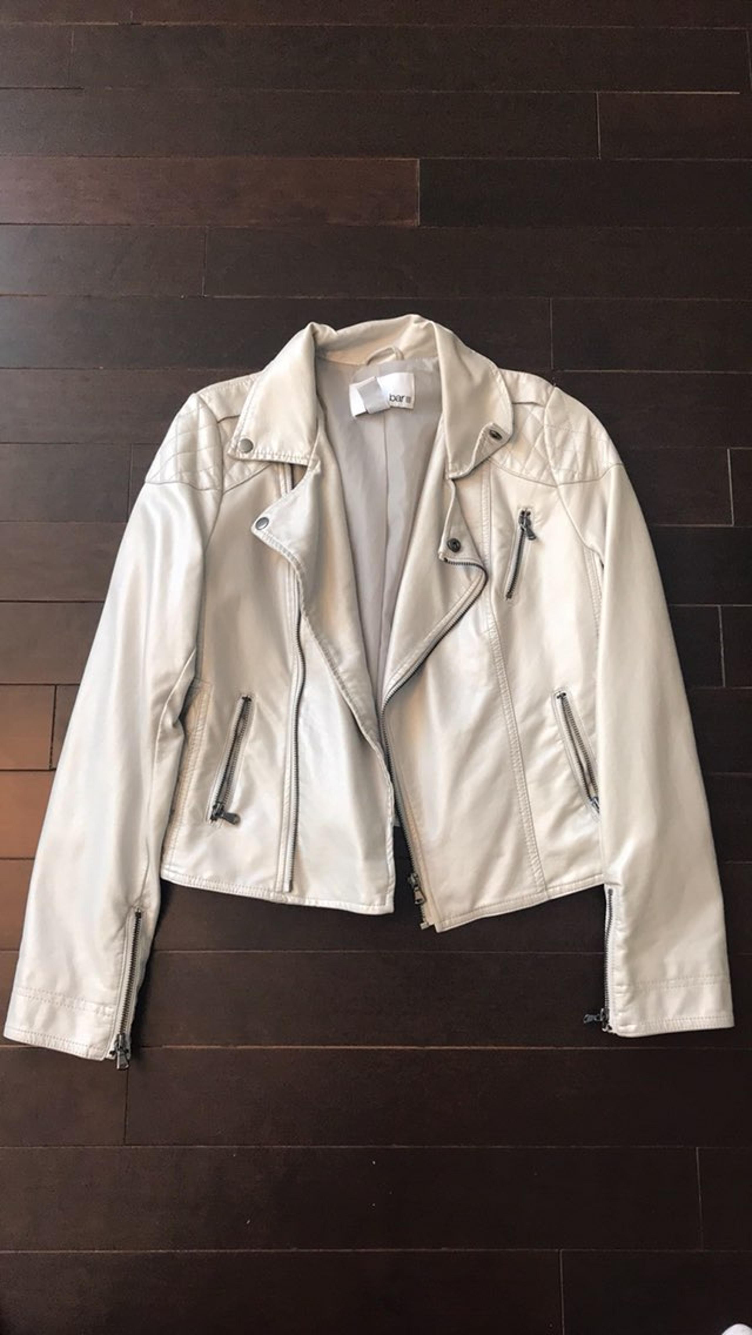 bar III Faux Leather Jacket