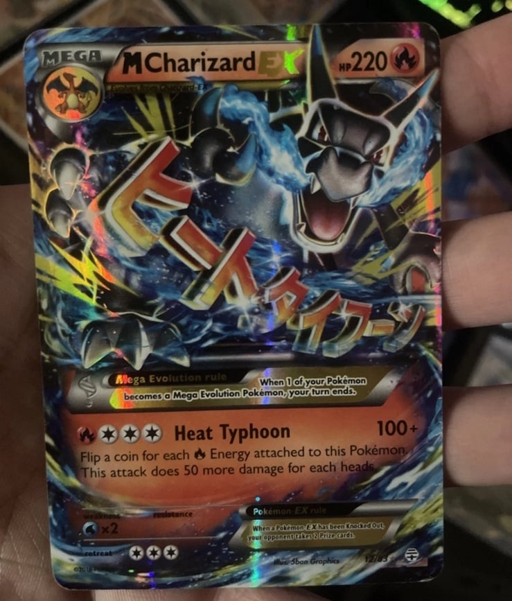 M charizard ex pokemon card