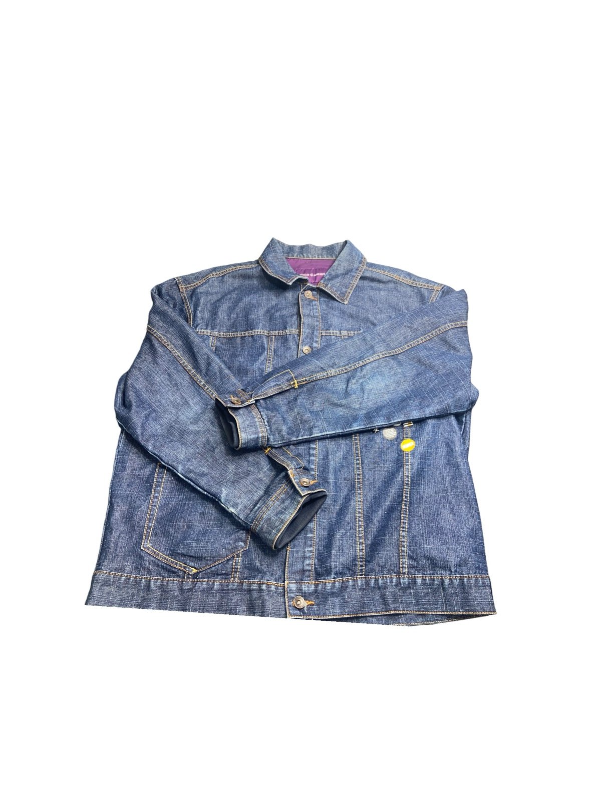 XL Vintage Y2K Rocawear Men’s Blue Denim Heavy Hip Hop Baggy Jacket