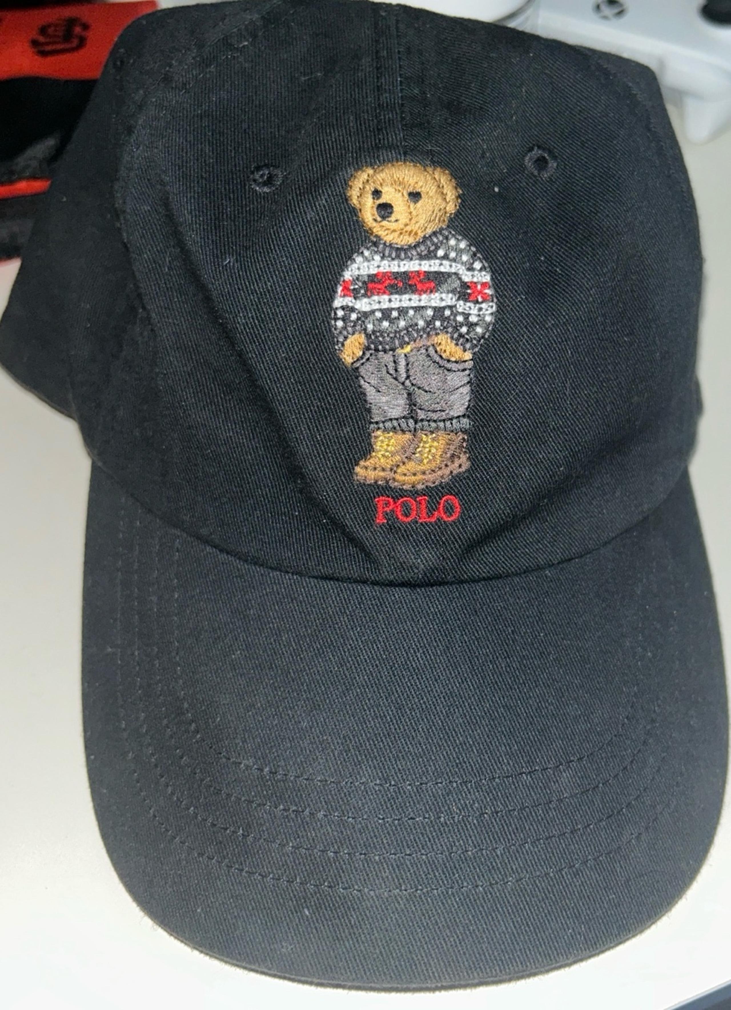 Mens Winter Themed Polo Bear Hat by Polo Ralph Lauren