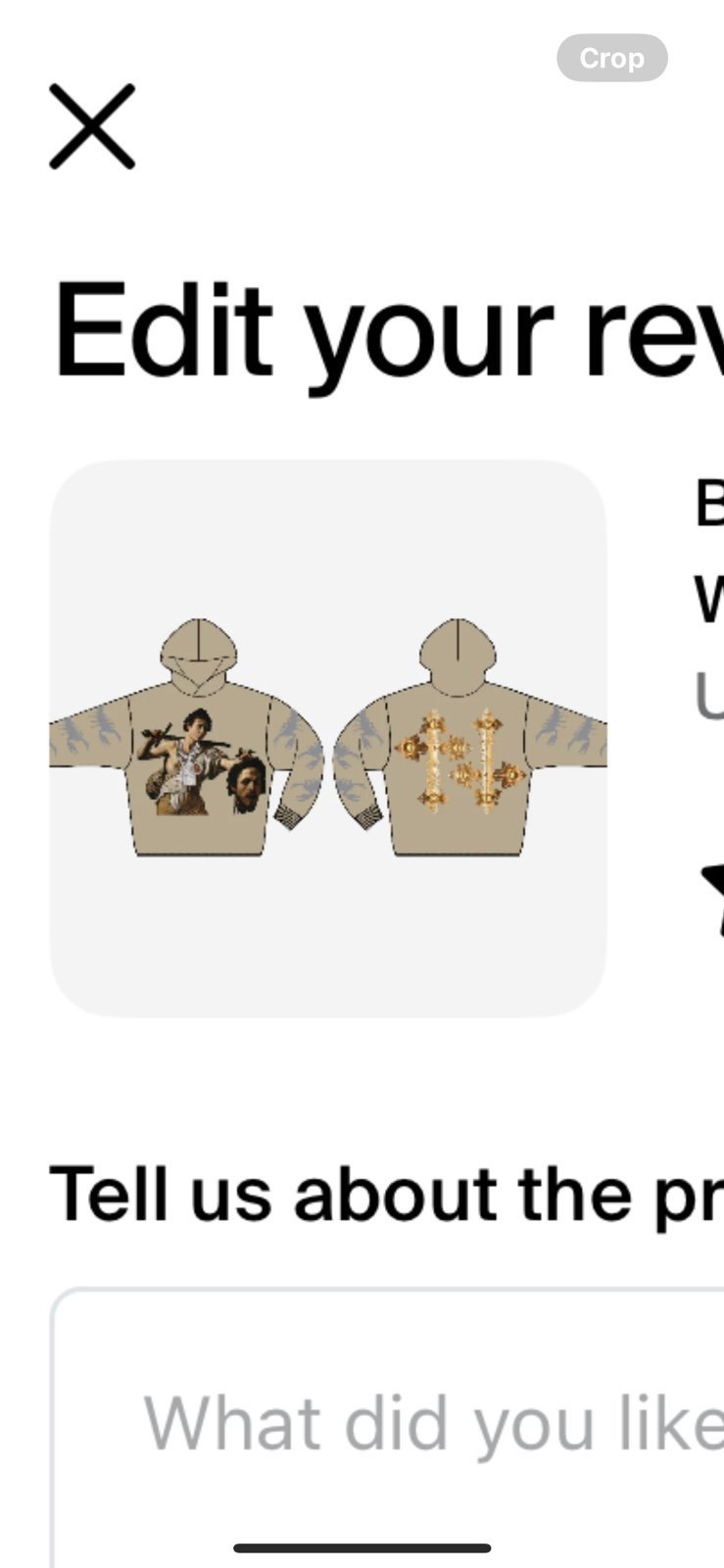 WSG X VIRGIL ABLOH PRAY FOR PARIS Oversize, top quality built body Hoodie Tan
