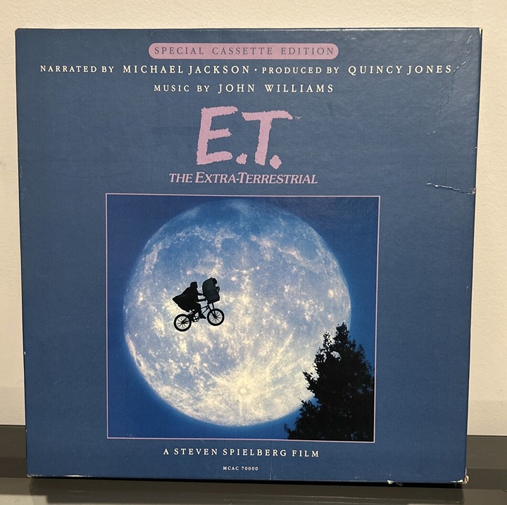 Michael Jackson & John Williams E.T. The Extra Terrestrial Vintage Cassette Ed.
