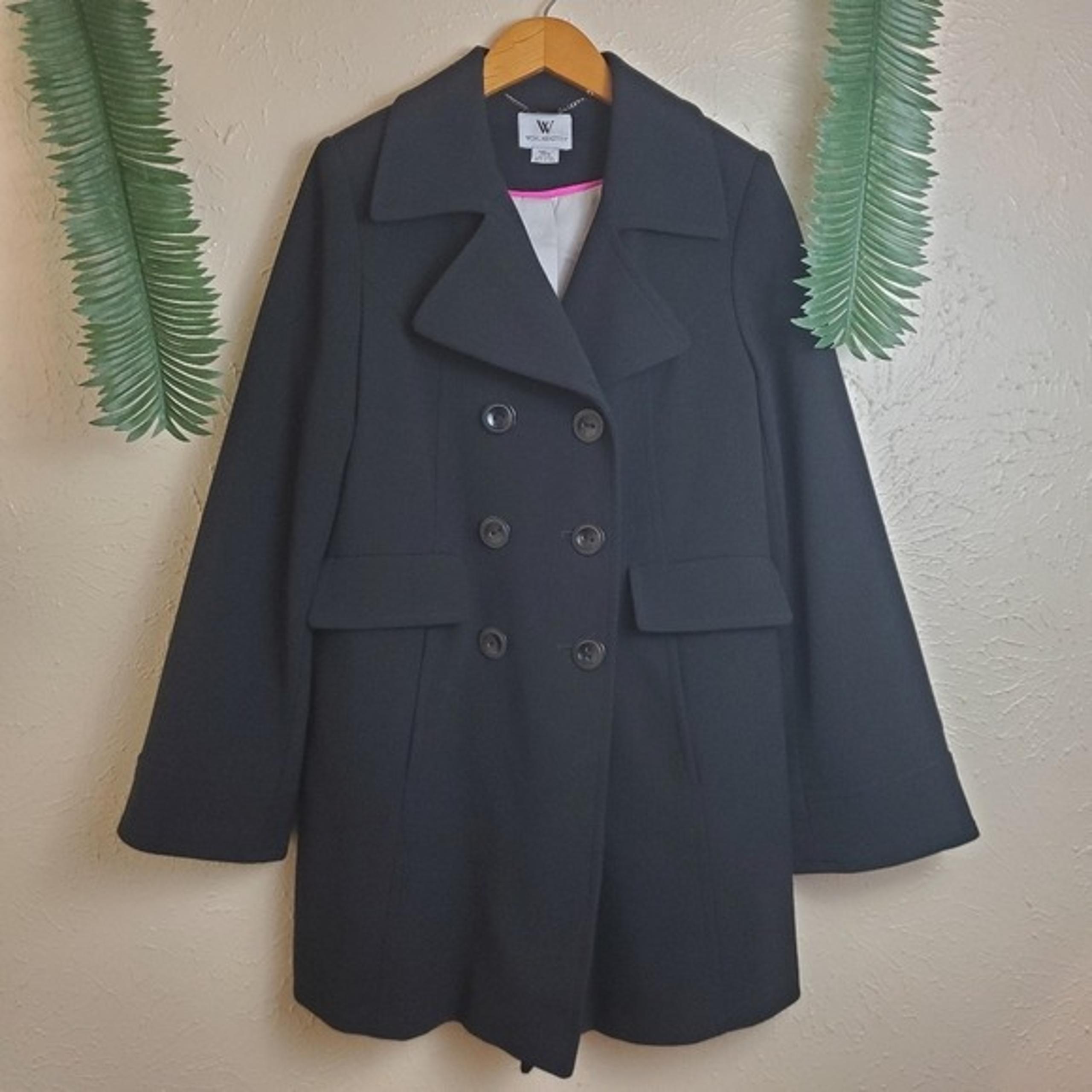 Worthington double breasted black jacket