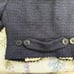 Paul Smith Blue Navy Tweed Jacket/ Blazer with Red Bow