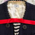 Paul Smith Blue Navy Tweed Jacket/ Blazer with Red Bow