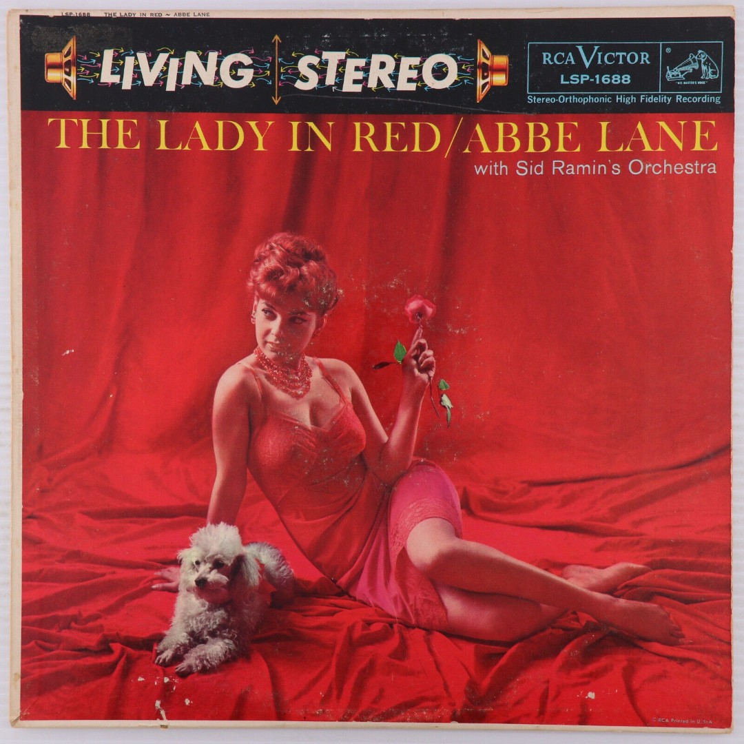 Abbe Lane With Sid Ramin's Orchestra – The Lady In Red - 1958 LP Record LSP-1688