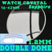 #1317 -A Crystal Double Dome 1.2mm Sapphire Watch Crystal 16-42mm Round Mineral