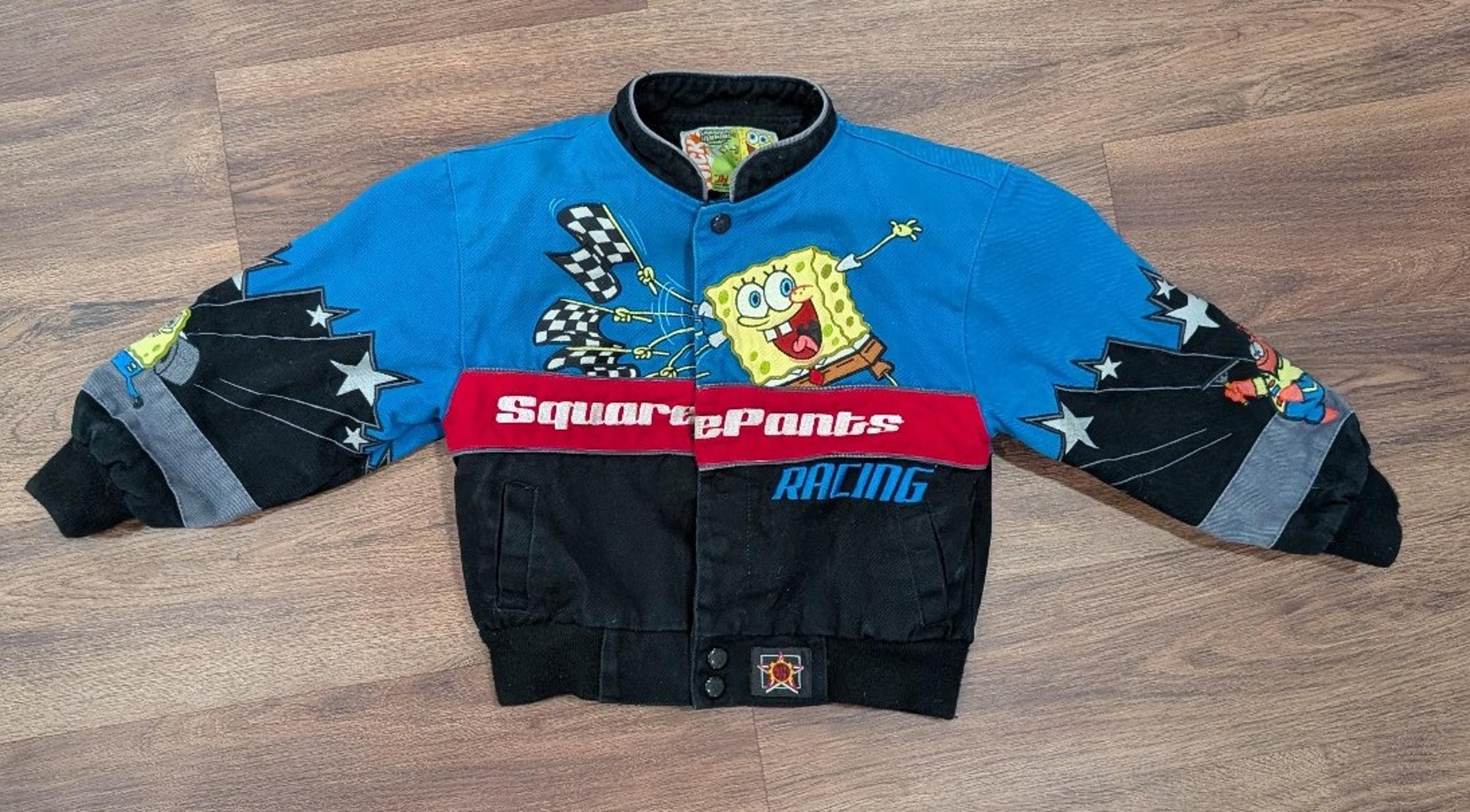 Vintage Nickelodeon SpongeBob SquarePants and Patrick jacket kids size XS/4