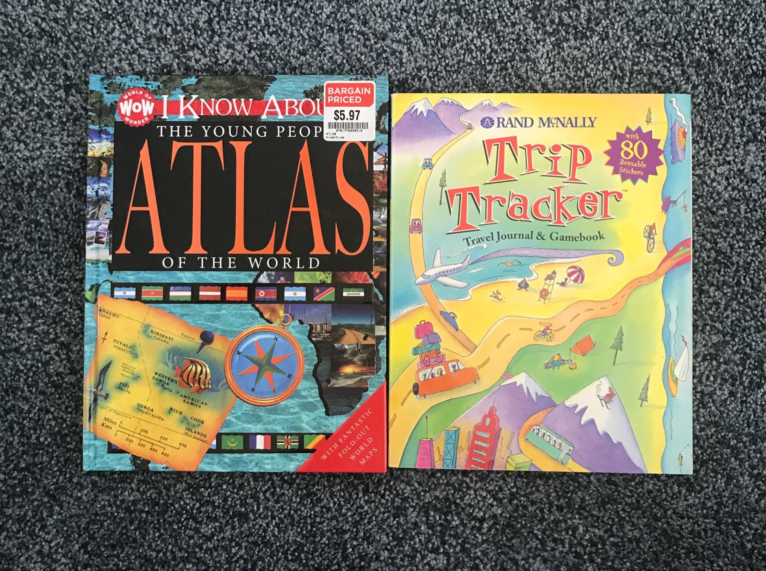 World Atlas & Rand McNally Trip Tracker
