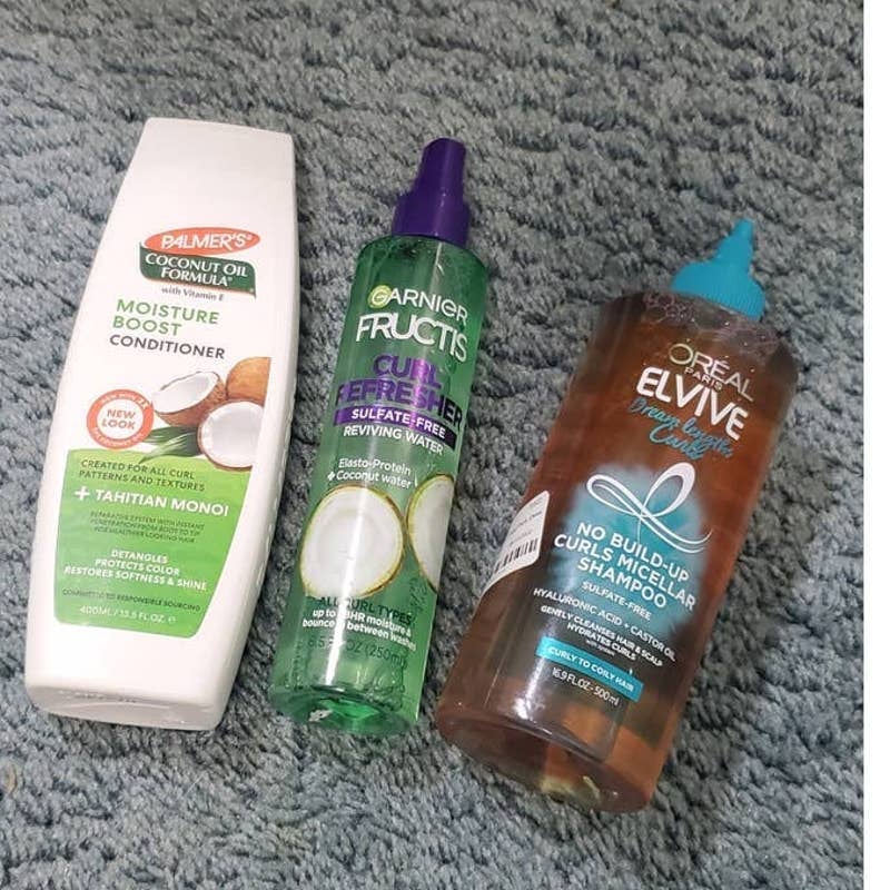 LOT Palmer's Moisture Conditioner Garnier Curl Refresher Elvive Micellar Shampoo