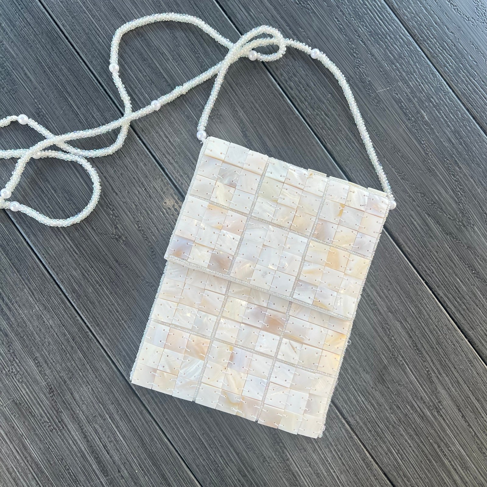 *RARE FIND* Mad by Design Mother of Pearl Crossbody Bag
