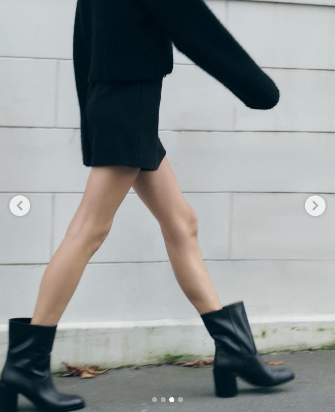 NEW Zara Block Heel Leather Ankle Boots in US W 10