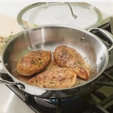 Princess House HERITAGE® TRI-PLY Stainless Steel 12 Sear Pan (5757) New!