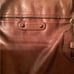 ABACO PARIS BROWN LEATHER DOUBLE HANDLE VINTAGE SATCHEL