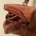 ABACO PARIS BROWN LEATHER DOUBLE HANDLE VINTAGE SATCHEL