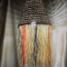 Wicker lampshade, Rattan lamp shade, Wicker pendant lamp, straw hanging lamp