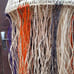 Wicker lampshade, Rattan lamp shade, Wicker pendant lamp, straw hanging lamp