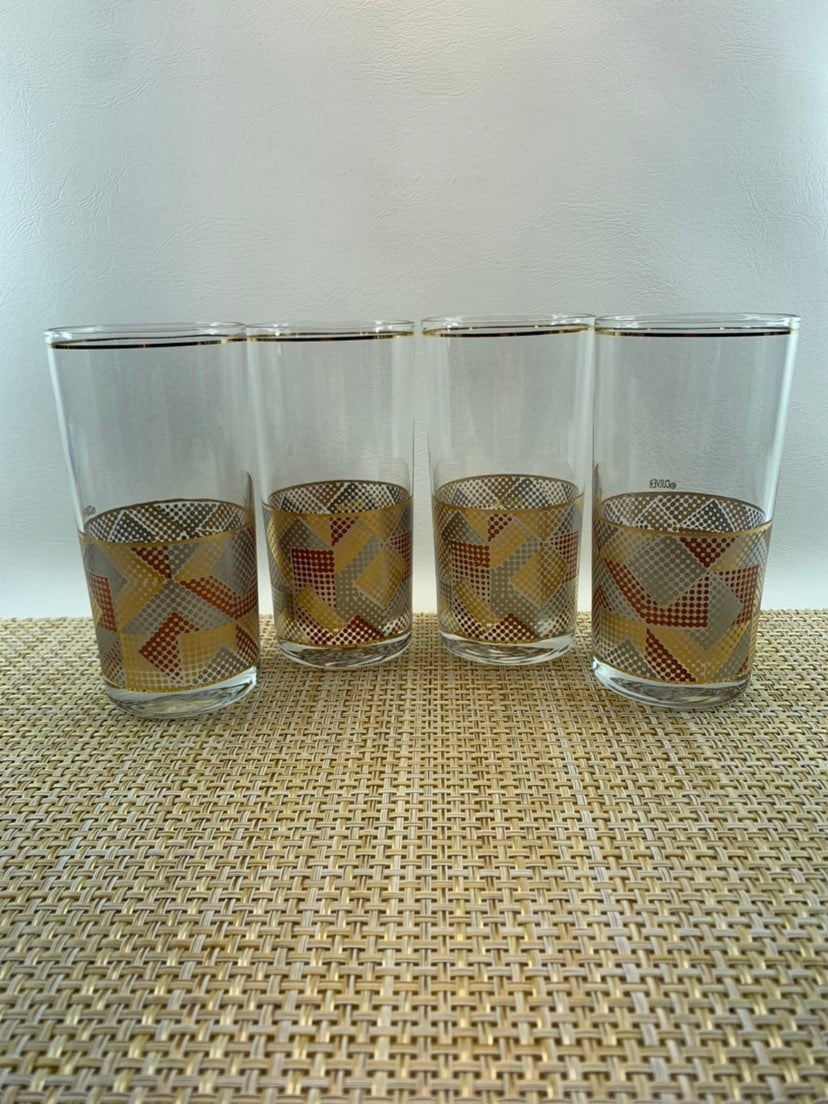 Culver Highball Glass Tumblers.