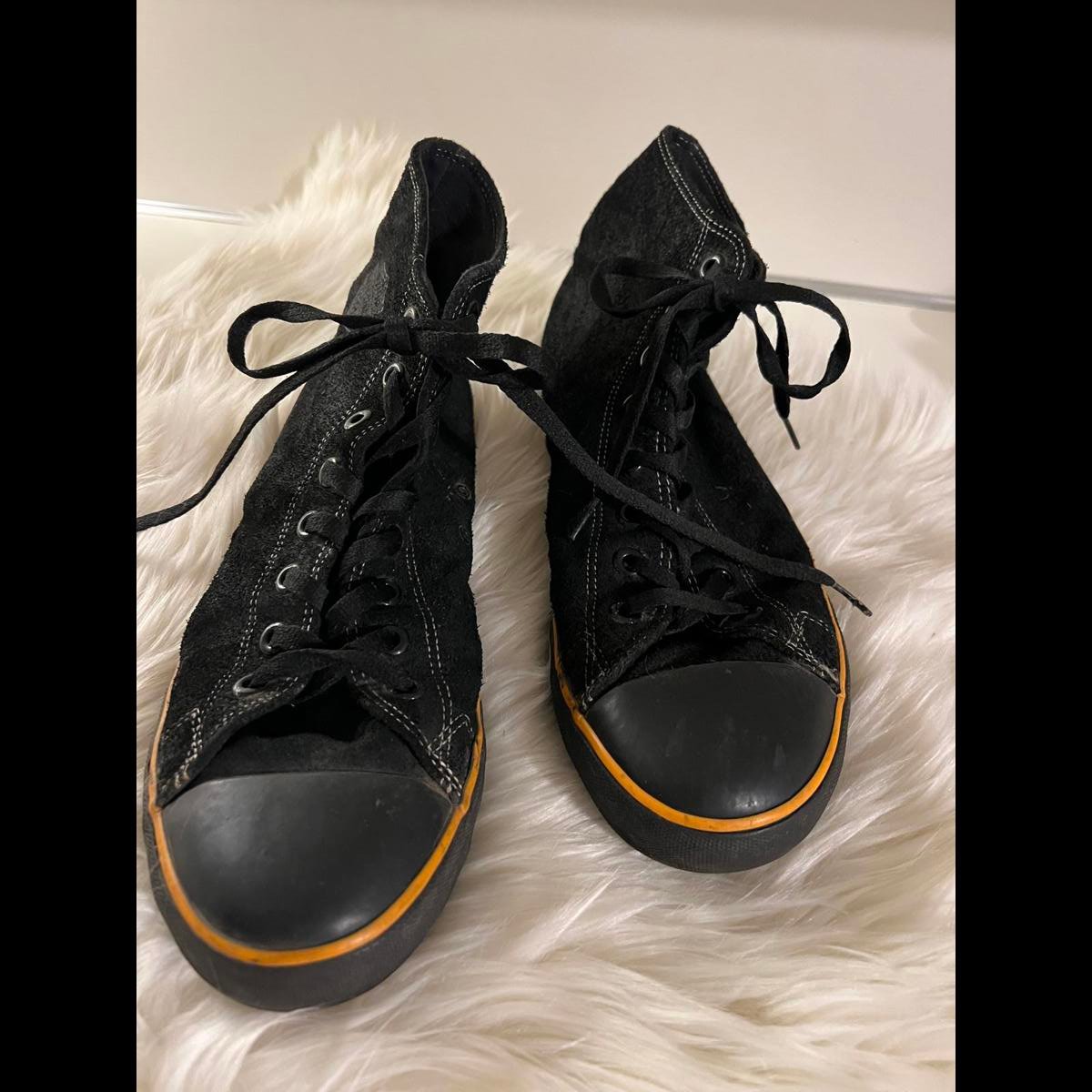 Harley-Davidson Black High-Top Sneakers