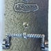 BELT BUCKLE NOCONA TURQOUISE SILVERTONE CROSS
