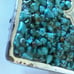 BELT BUCKLE NOCONA TURQOUISE SILVERTONE CROSS