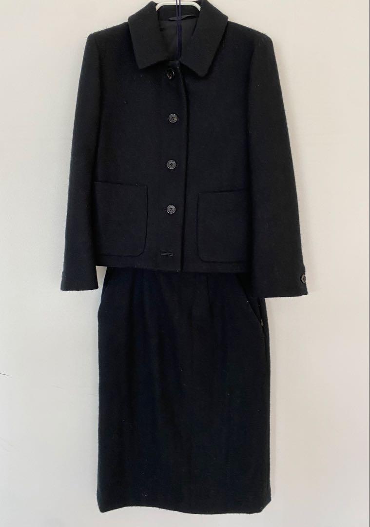 MARGARET HOWELL×Harris Tweed ツイードジャケット Ｍ RAGLAN BLAZER | DRY HERRINGBONE WOOL | CHARCOAL