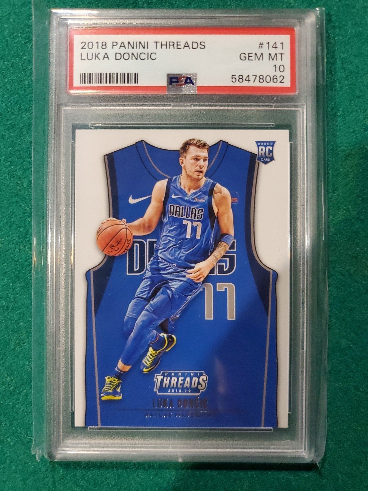 2018 Luka Doncic Panini Threads #141 Psa 10