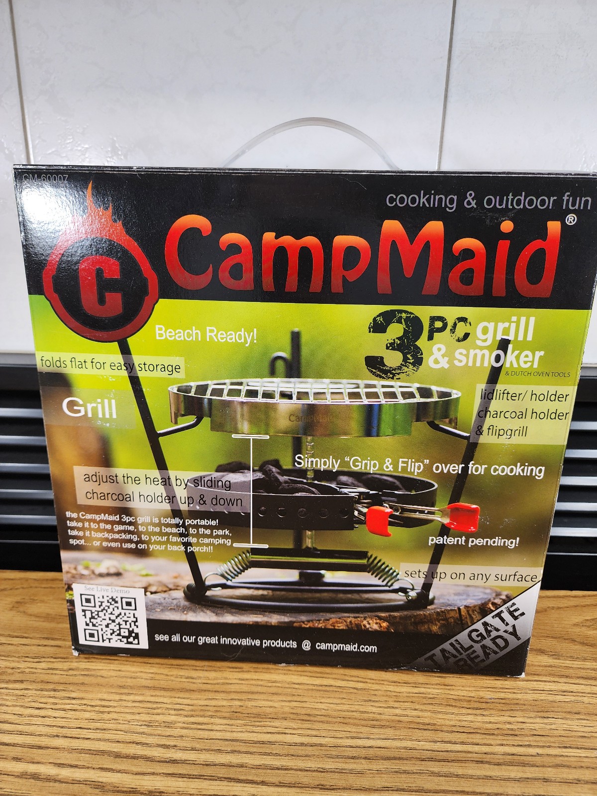 Portable 3pc Grill & Smoker