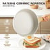 Nonstick Ceramic Cookware Set 13-Piece, Healthy Pots and Pans Set