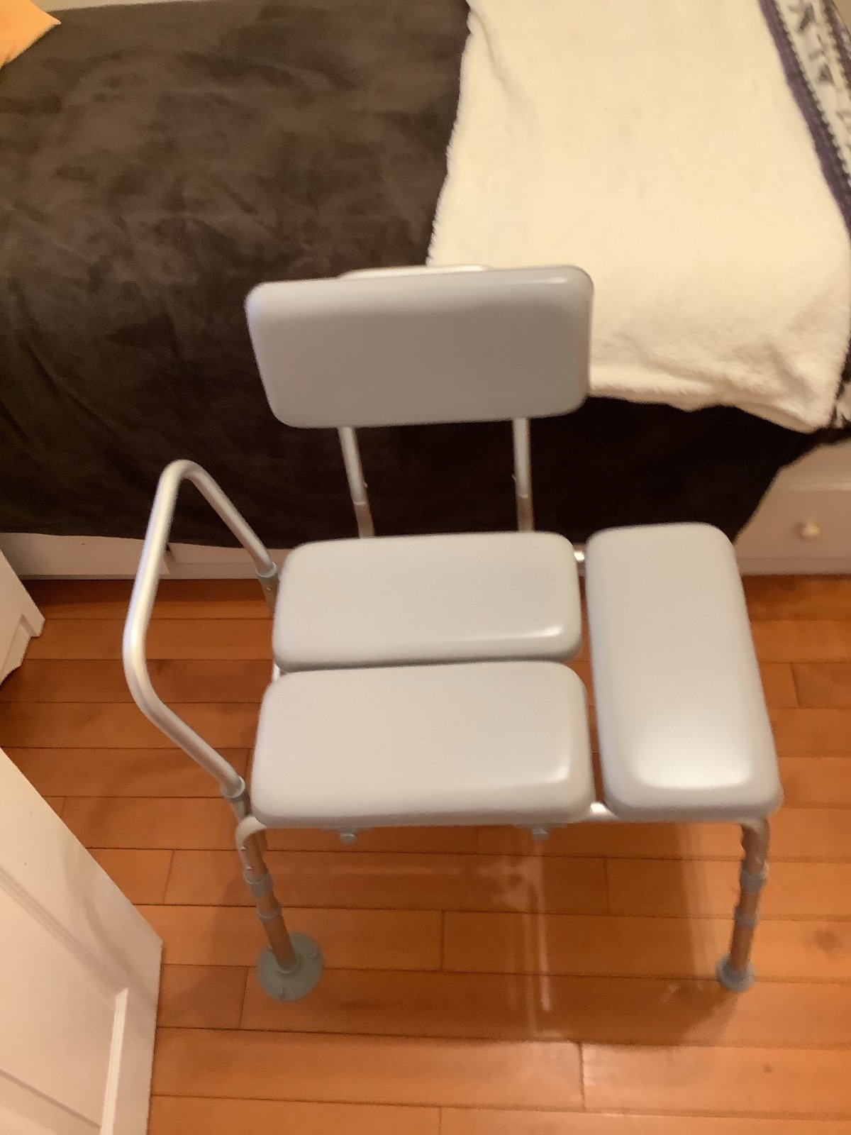 Chair shower chair transfer seat