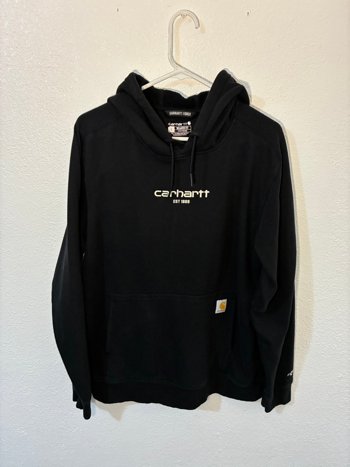 CARHARTT FORCE™ RELAXED FIT LIGHTWEIGHT LOGO GRAPHIC SWEATSHIRT MENS SIZE LARGE
