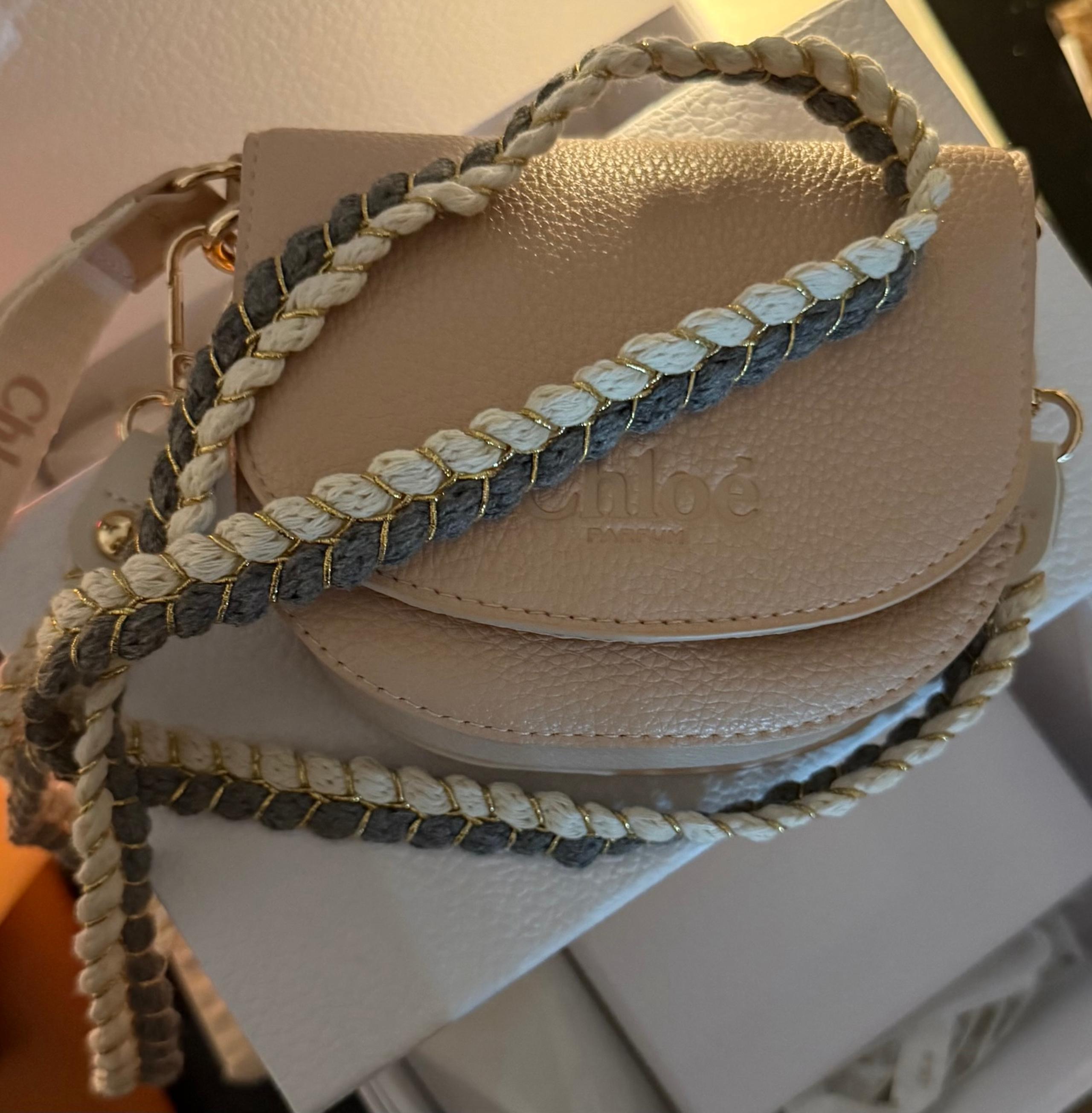 Chloe small bag with a shoulder strap.